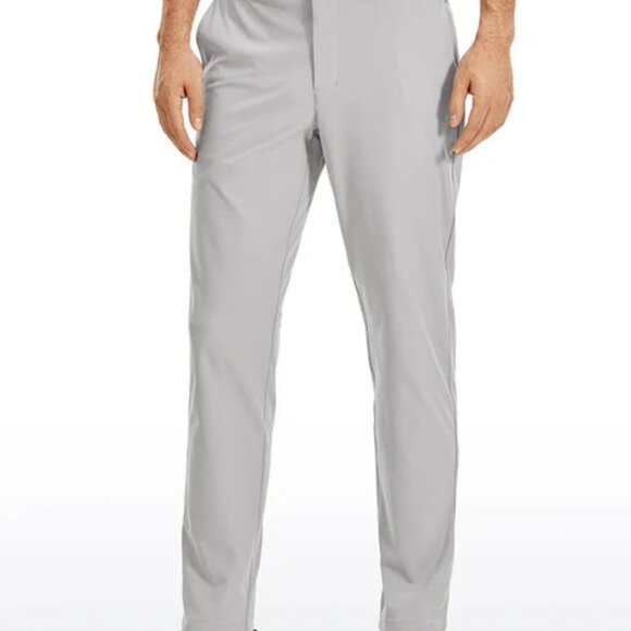 CRZ Yoga Men's Flat Front Performance Gray Golf Pants Size 40 - Picture 1 of 4